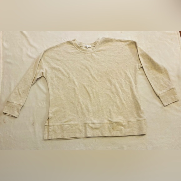 Pretty Rebel Tops - Pretty Rebel Beige/Oatmeal Long Sleeve Top EUC Size Large